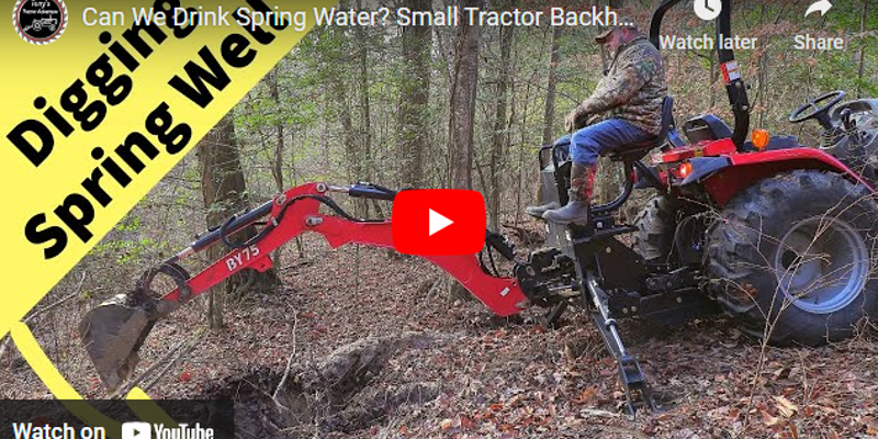 How to Use Your Tractor for Backhoe Digging Tractor Ranch Company ...