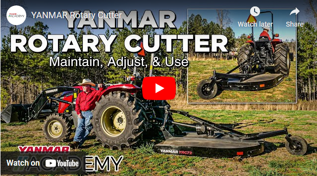 How to Operate a YANMAR Rotary Cutter Tractor Ranch Company Phoenix, AZ ...