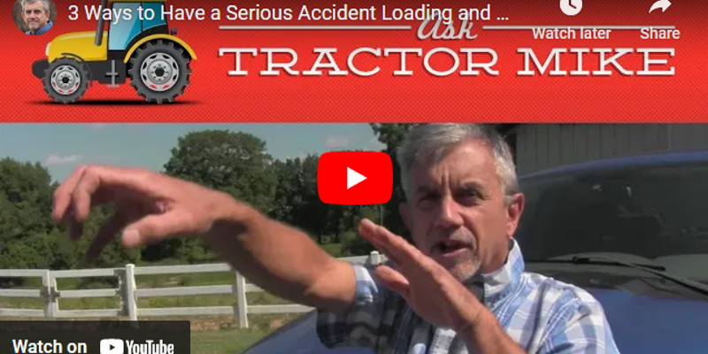 Avoid Accidents Loading a Tractor on a Trailer Tractor Ranch Company ...