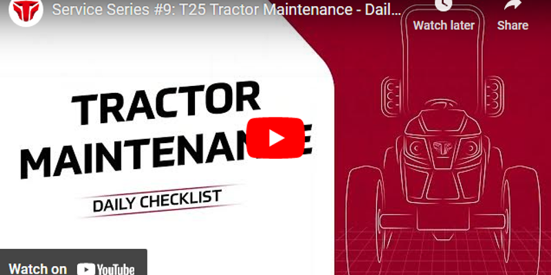 TYM T25 Tractor Maintenance Explained Tractor Ranch Company Phoenix, AZ ...