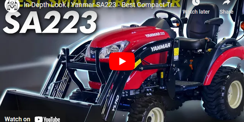 Yanmar Tractor SA223 Review Tractor Ranch Company Phoenix, AZ (602) 734 ...