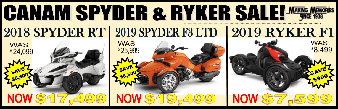 cheap can am spyder for sale