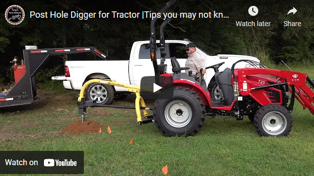 Little-known Tractor Post Hole Digger Tips and Techniques Tractor Ranch ...