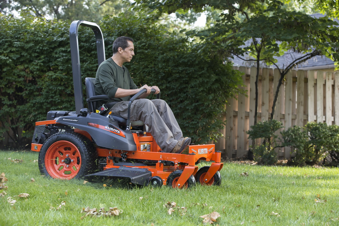 Kubota riding lawn online mower